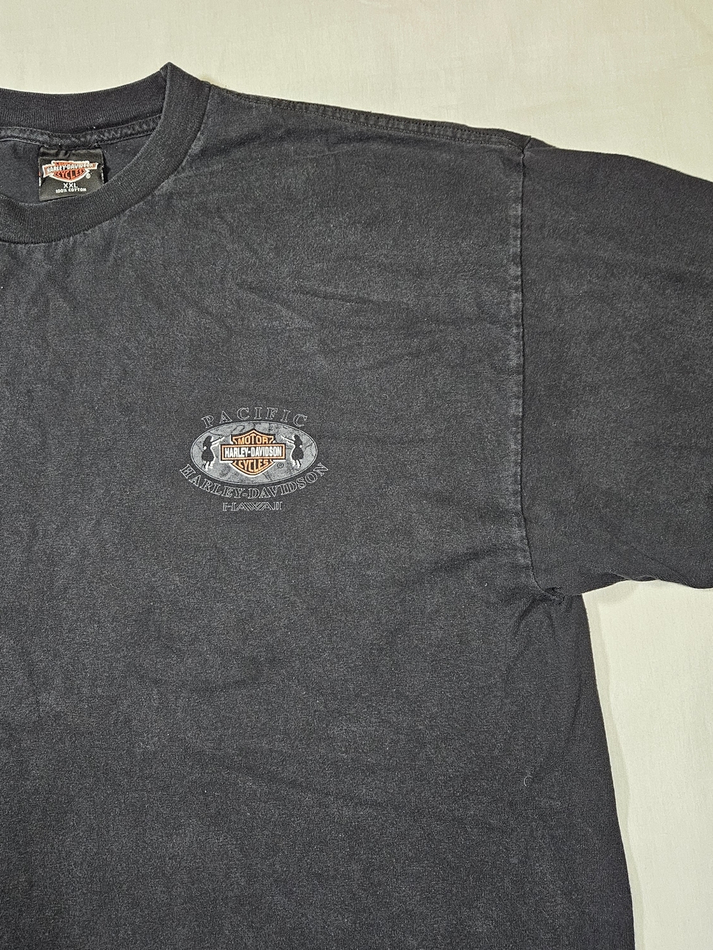 ​Vintage 1996 Harley Davidson Hawaii T-Shirt Men's XXL Pacific Tribal Graphic